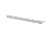 Satin Silver Fluted 1 In. X 6 Ft. Aluminum Carpet Trim Bar H113fs/6di