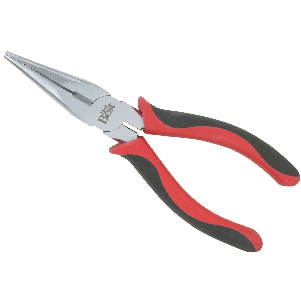 6 In. High Quality Long Nose Pliers With Tpr Rubber Grips