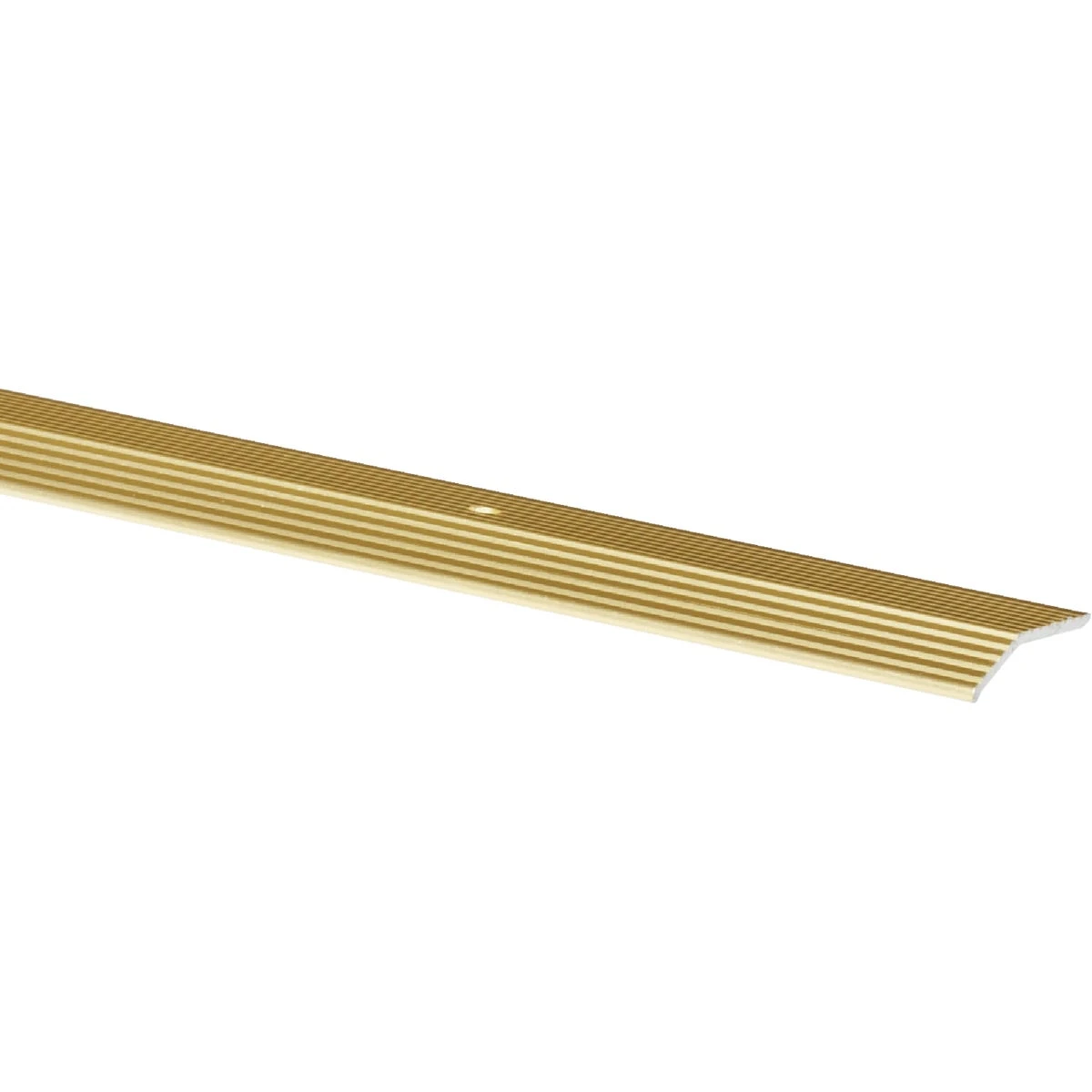 Satin Gold Fluted 1-3/8 In. X 6 Ft. Aluminum Carpet Trim Bar