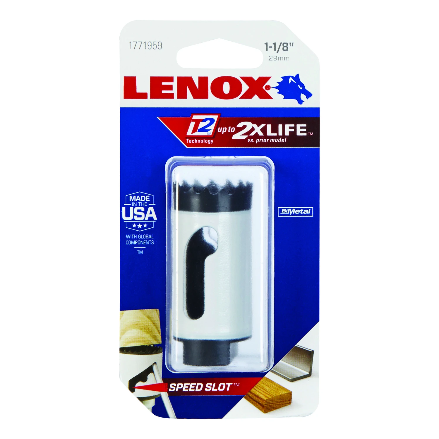 Speed Slot 1-1/8 In. Bi-metal Hole Saw