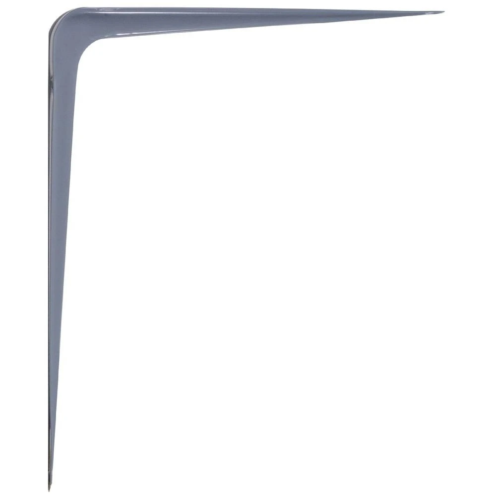 6 In. X 8 In. Gray Shelf Bracket (20-pack)