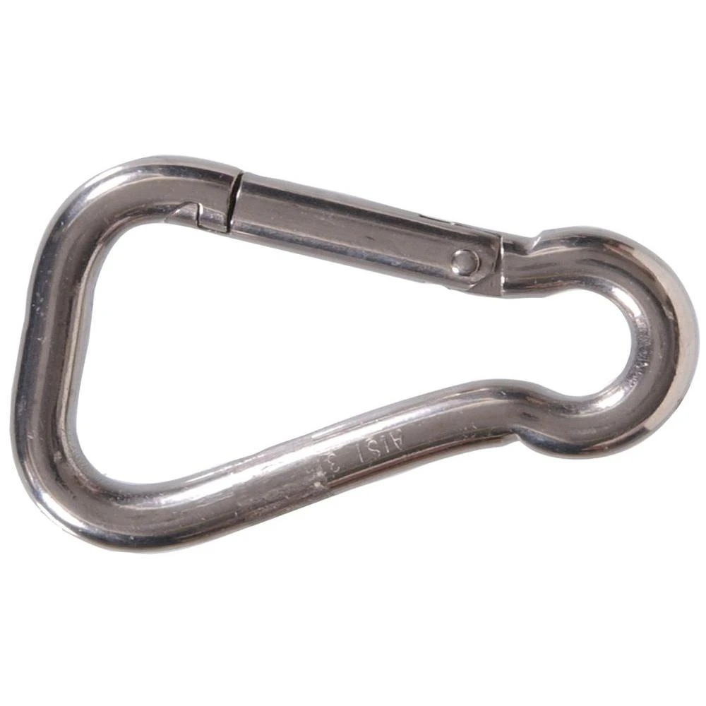 5/8 In. Opening Stainless Steel Safety Spring Snap Link (3-pack)
