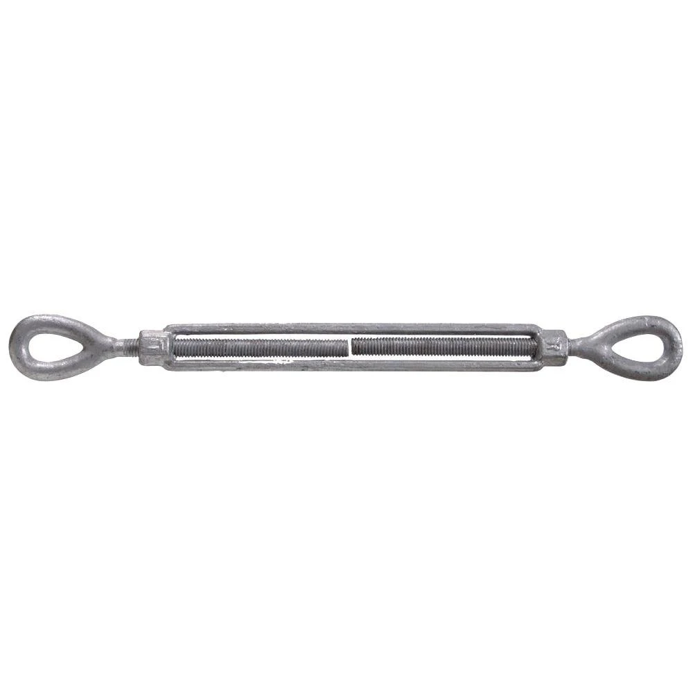 3/8-16 X 17-5/8 In. Eye And Eye Turnbuckle In Forged Steel With Hot-dipped Galvanized (2-pack)