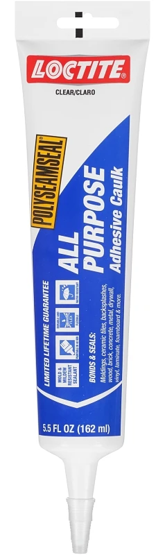 Polyseamseal 5.5 Oz. Clear Adhesive Caulk - All-purpose Sealant