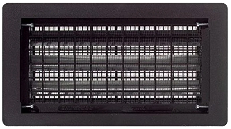 8 In. X 16 In. Black Automatic Foundation Vent With Energy-saver Feature