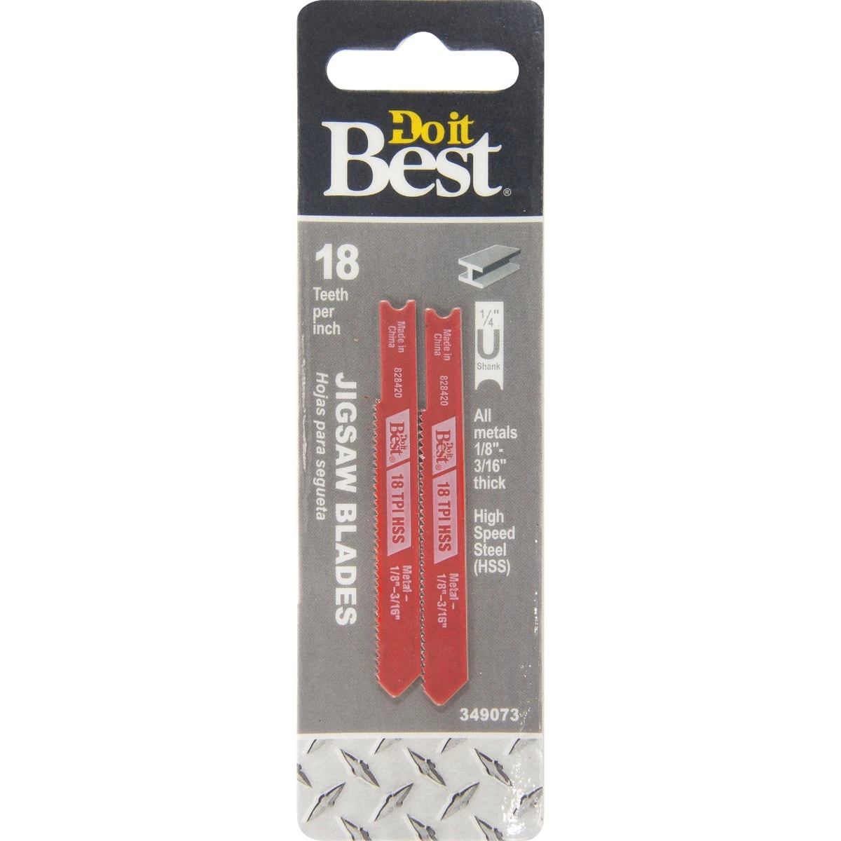 Best 3 In. X 18 Tpi U-shank Hss Jig Saw Blade For Metal (2-pack)