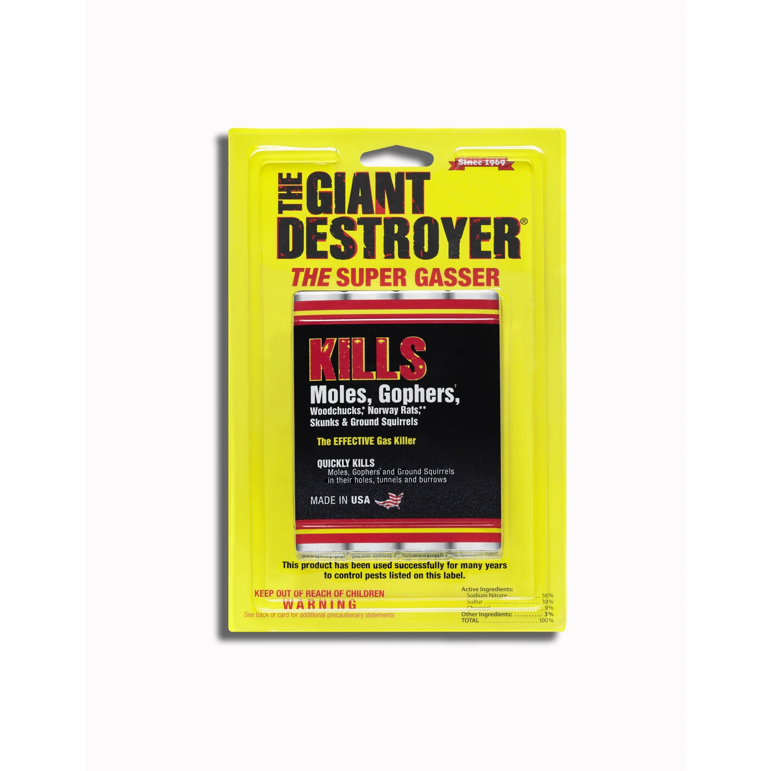 Rodent Gasser, 2 Oz., 4-pk.