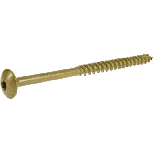 Power Pro Construction Lag Screws, Bronze Ceramic, 4 X 5/16-in., 20-pk.