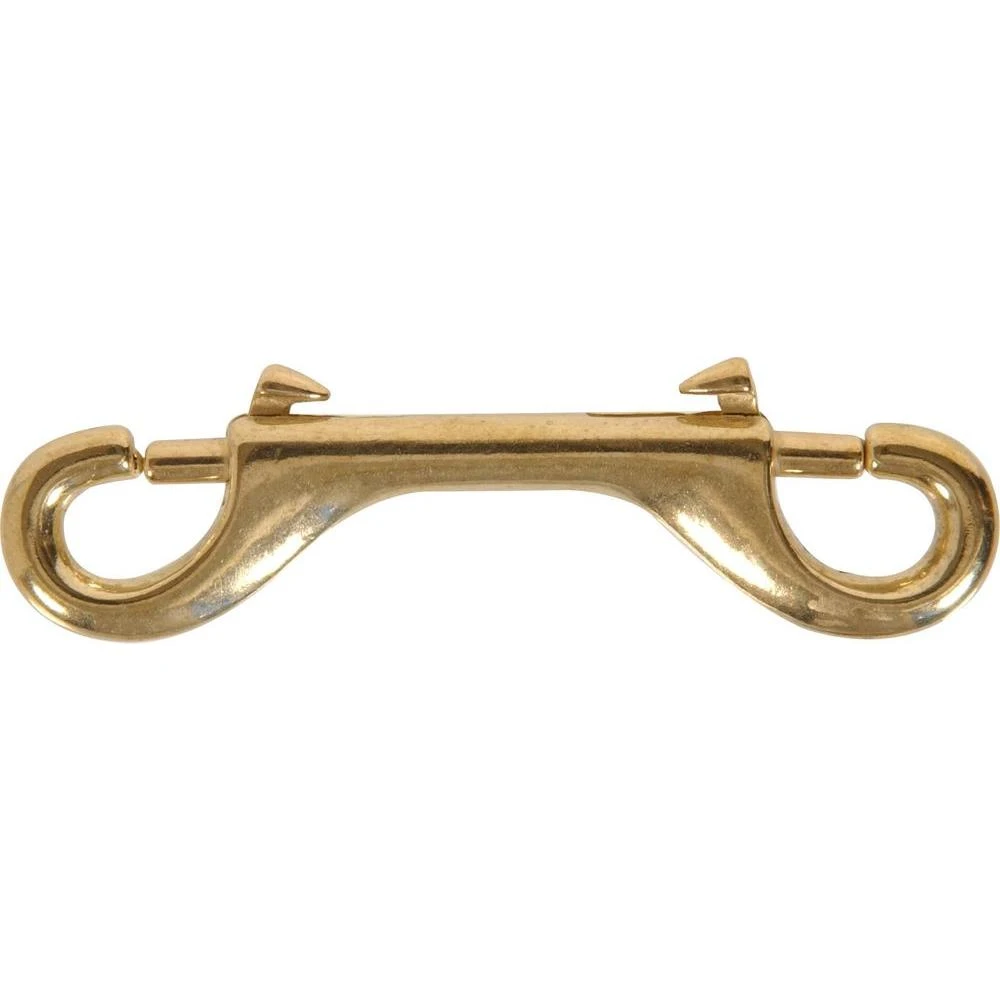 4-1/2 In. Solid Brass Double Ended Bolt Snap (10-pack)