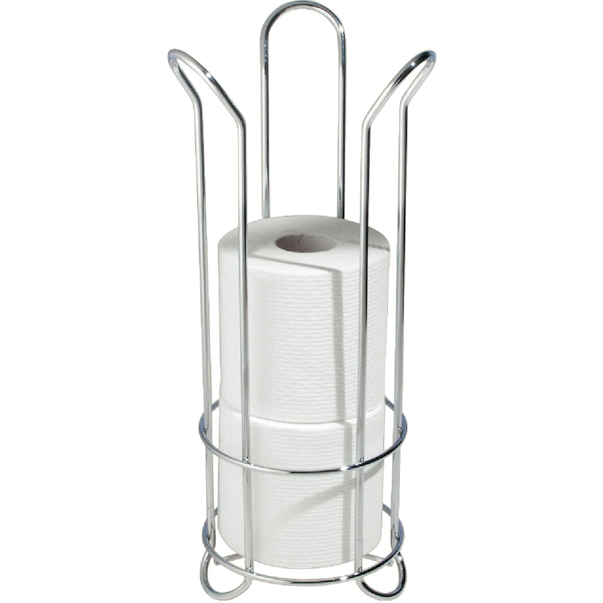 Forma Chrome Tulip Freestanding Two-roll Toilet Paper Holder