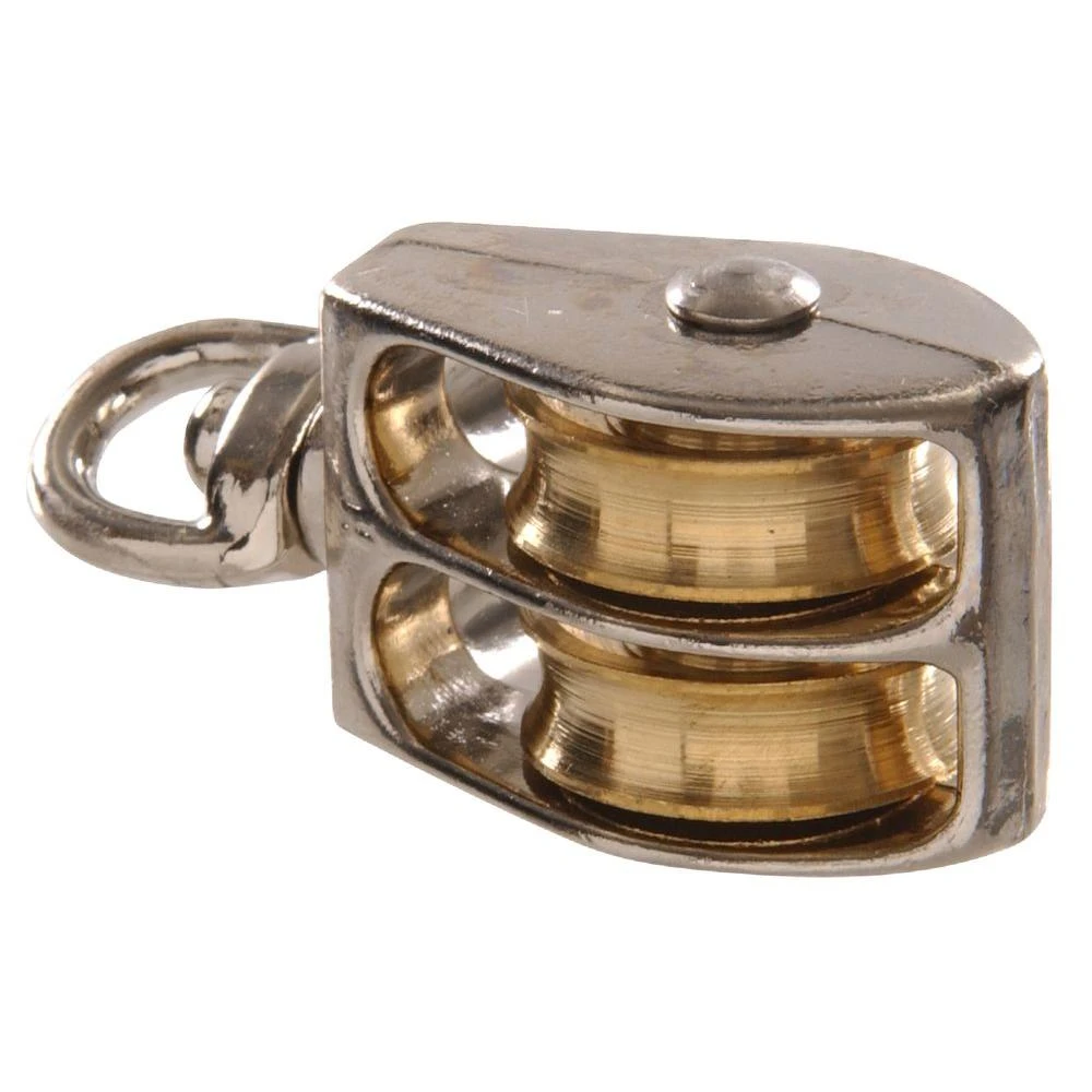 1-1/2 In. Double Sheave Awning Pulley With Swivel Eye (5-pack)