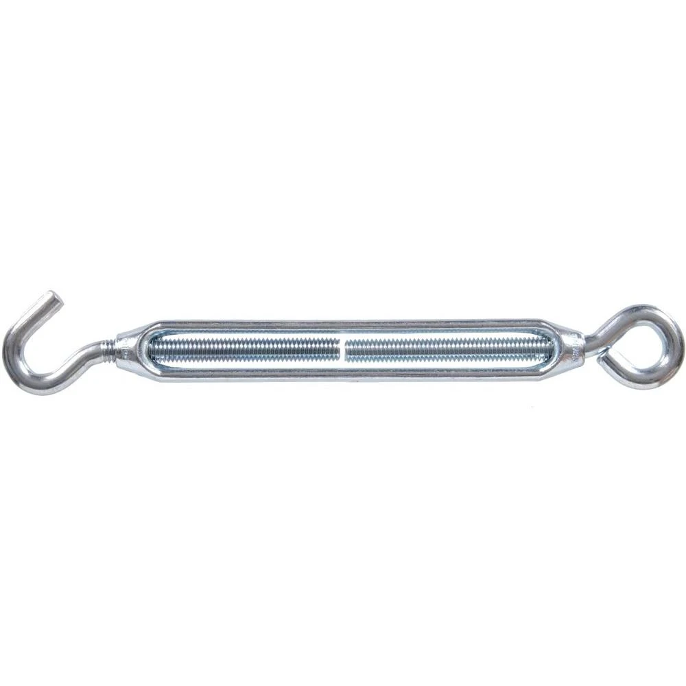 3/8-16 X 10-5/8 In. Hook And Eye Turnbuckle In Zinc-plated (5-pack)