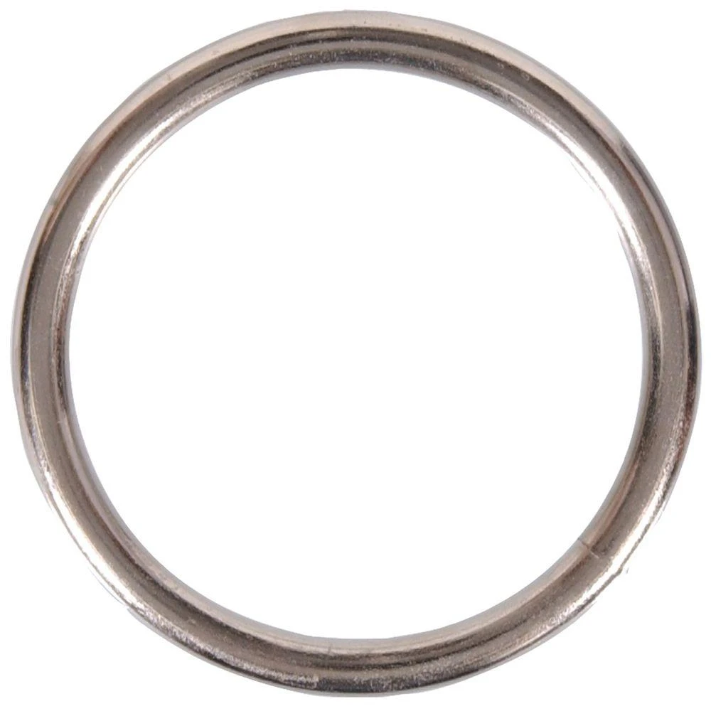 0.283 In. Wire X 3 In. Inside Diameter Nickel-plated Welded Ring (10-pack)