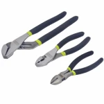 3-piece Pliers Set With Cushion Grip Handles And Heat Treated Steel