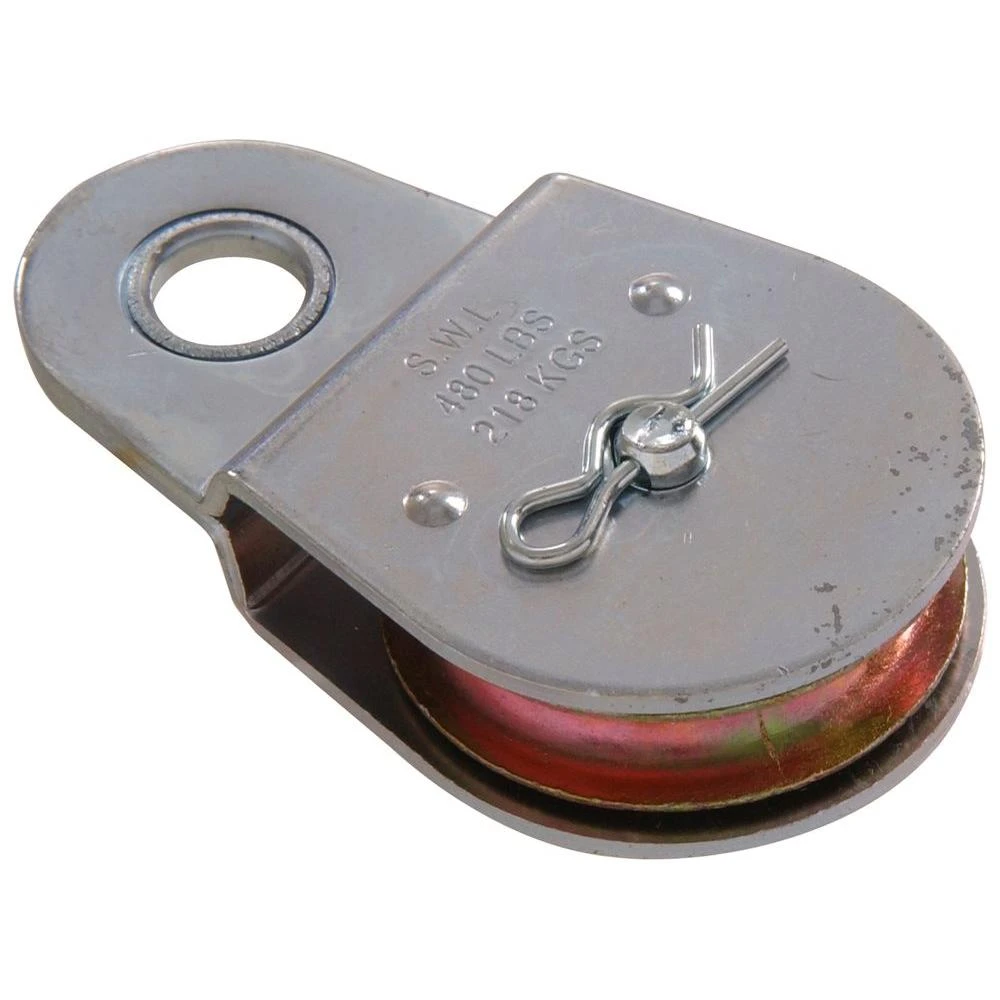 1-1/2 In. Single Sheave Heavy Duty Pulley With Fixed Eye (5-pack)