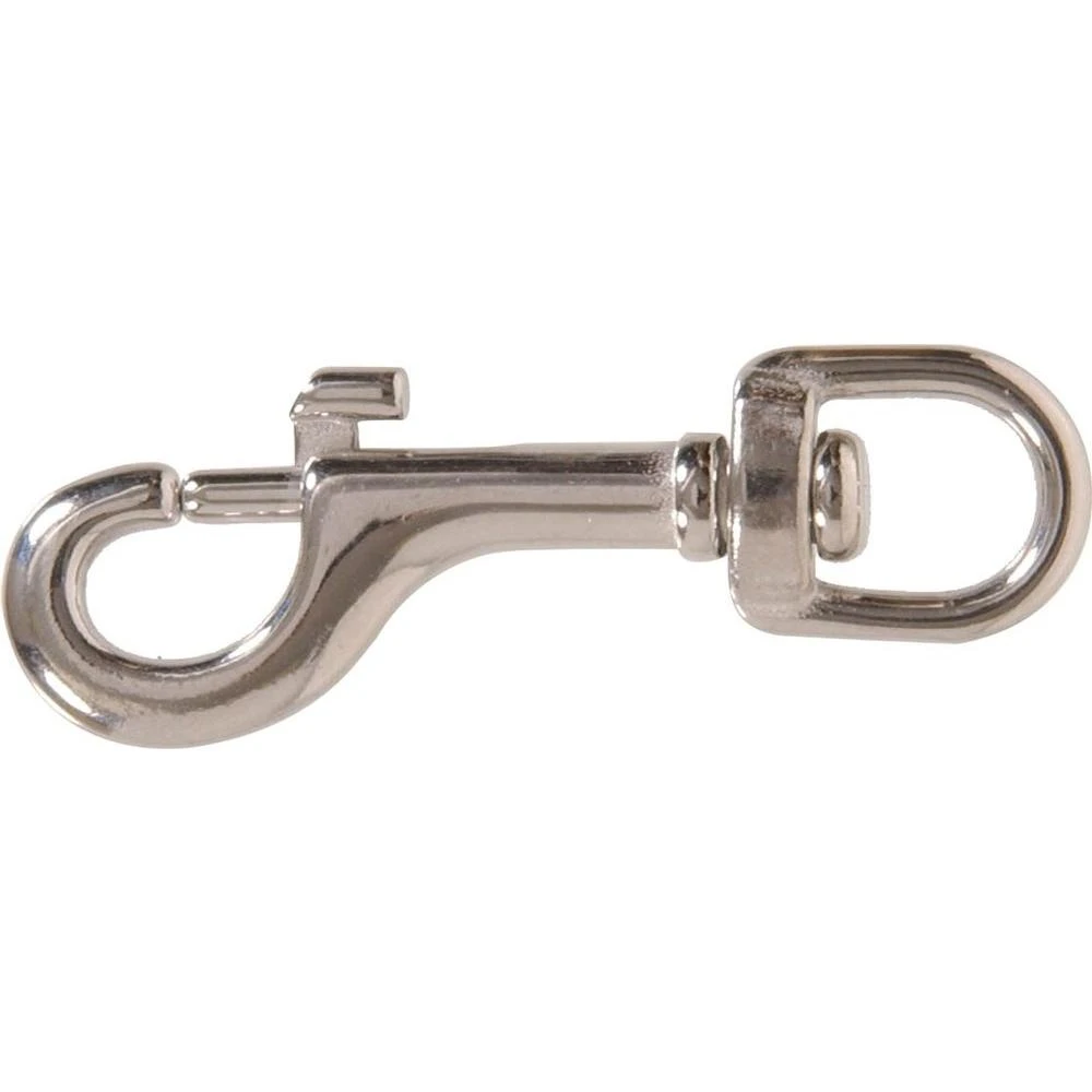 3/4 X 3-9/16 In. Bolt Snap With Round Swivel Eye And Stainless Steel (3-pack)