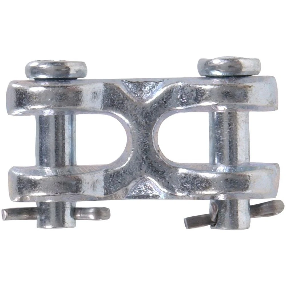 3/8 In. Chain Size Hot Dipped Galvanized Forged Steel Double Hook (5-pack)
