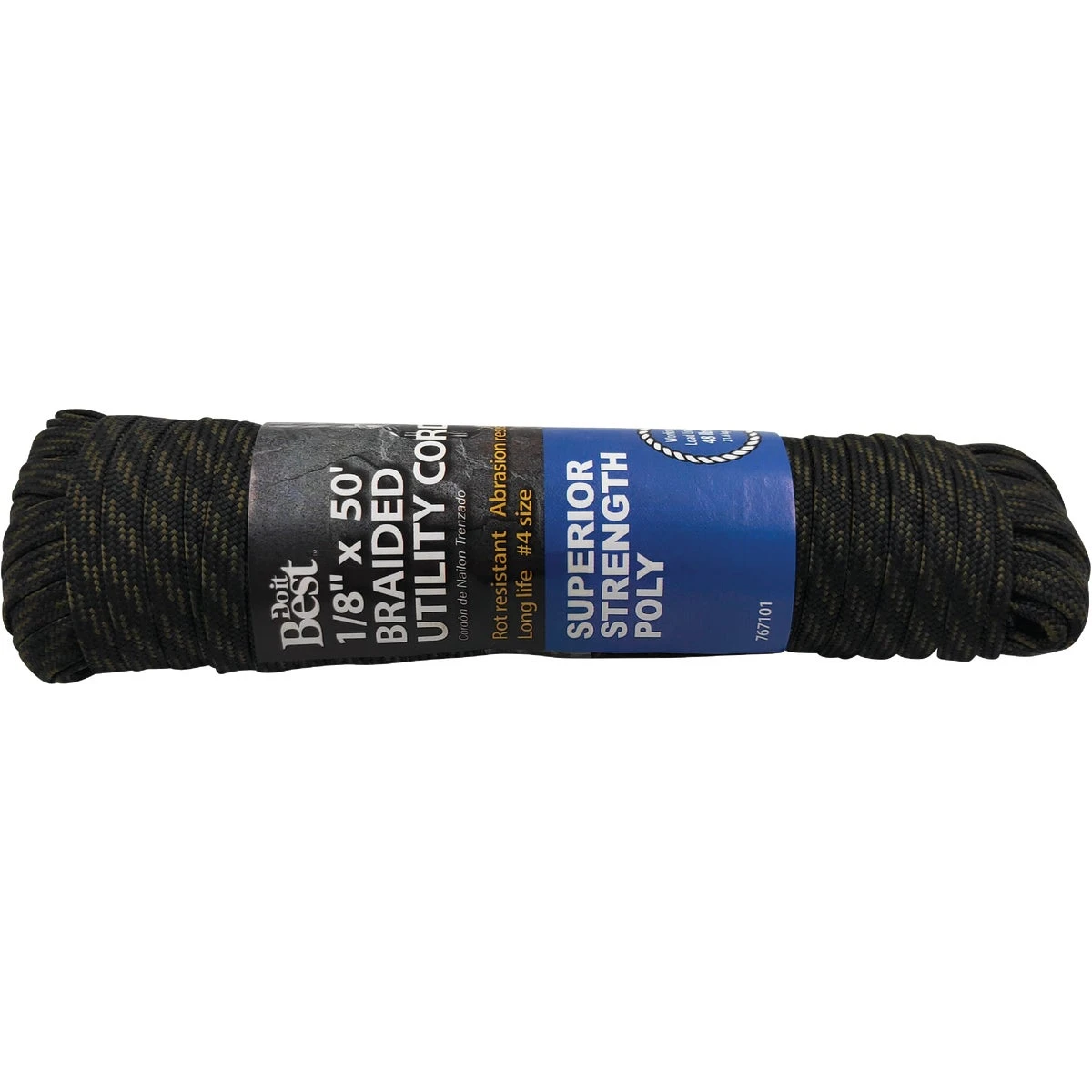 Camouflage 1/8 In X 50 Ft Braided Polypropylene Paracord