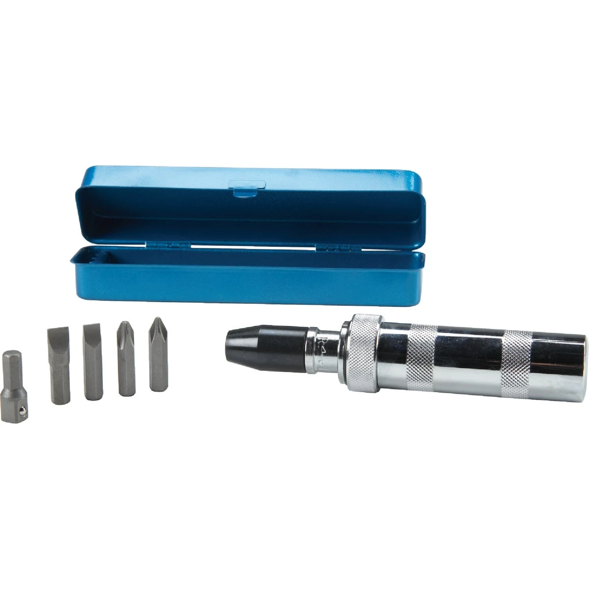 Impact Driver Set - 7-piece With Steel Alloy Bits And Metal Case