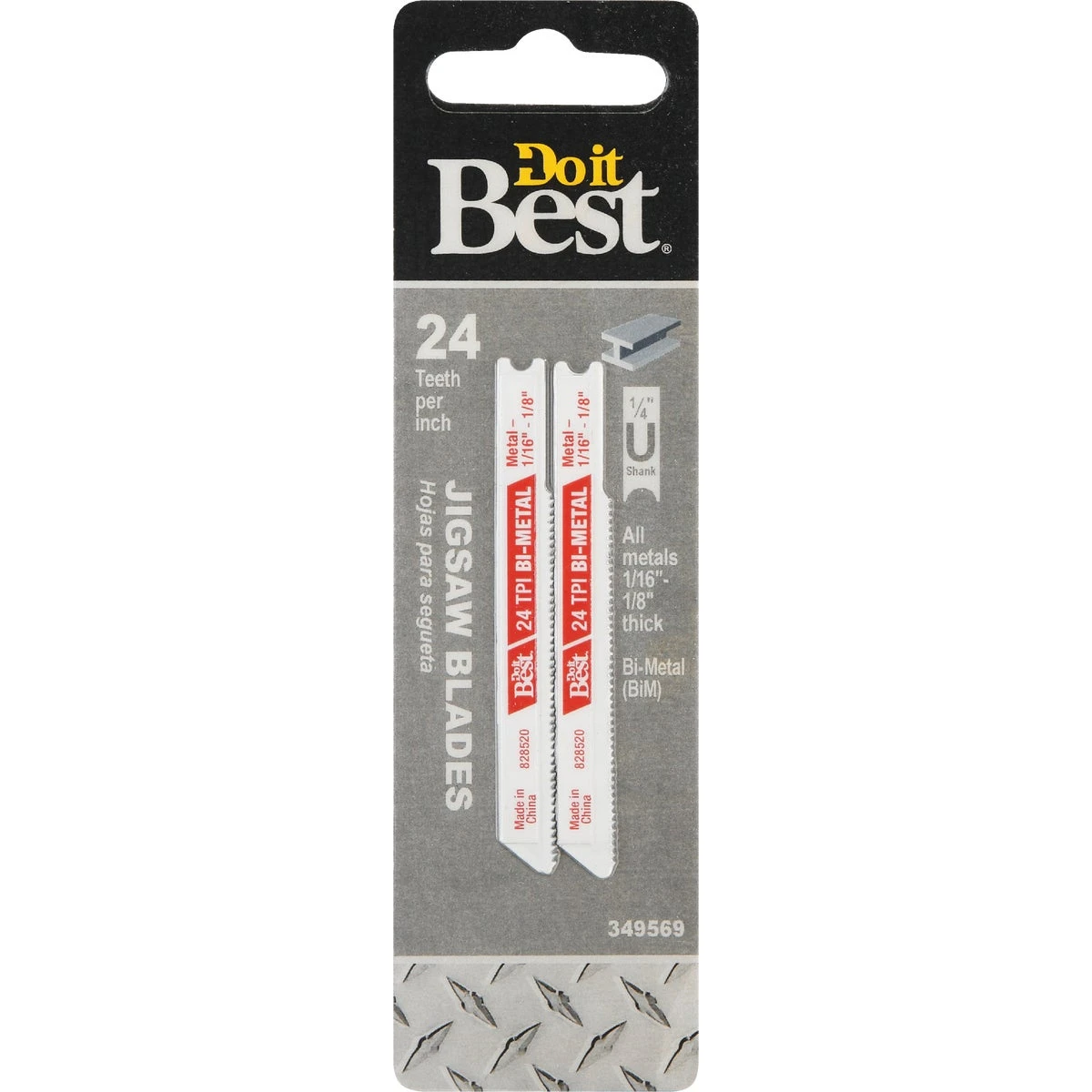 2-3/4 In. X 21 Tpi U-shank Bi-metal Jig Saw Blade For Metal (2-pack)