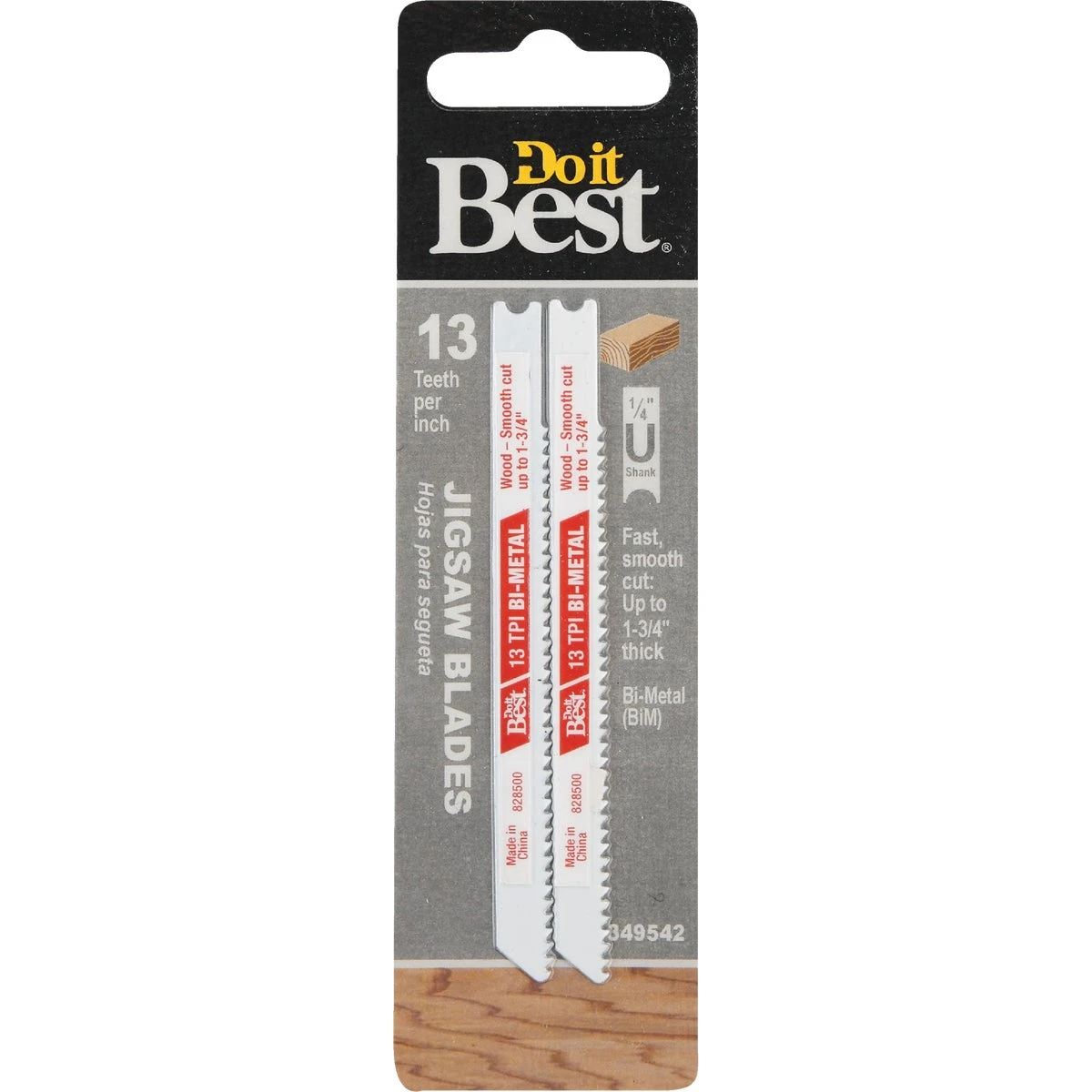 3-5/8 In. X 10 Tpi U-shank Jig Saw Blade For Fine Finish Wood (2-pack)