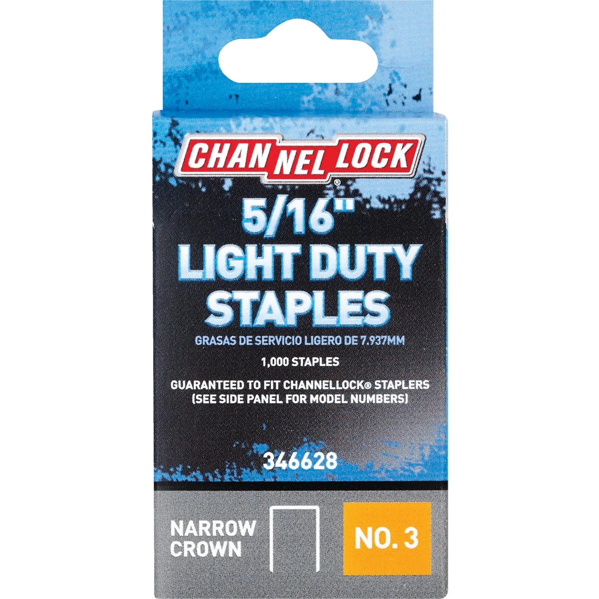 No. 3 Light Duty Narrow Crown Staple, 5/16 In. (1000-pack)
