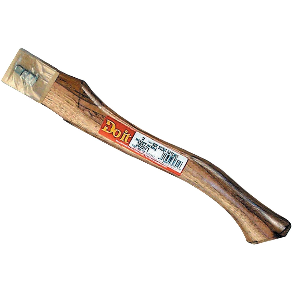 14 Inch Hickory Boy Scout Axe Handle With Wood And Steel Wedges
