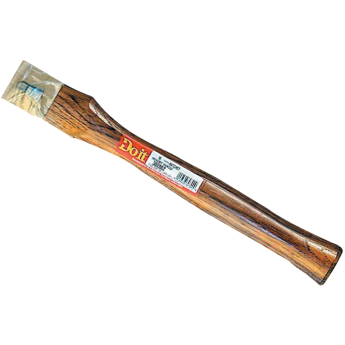 17 Inch Straight Hickory Hatchet Handle With Wood And Steel Wedges