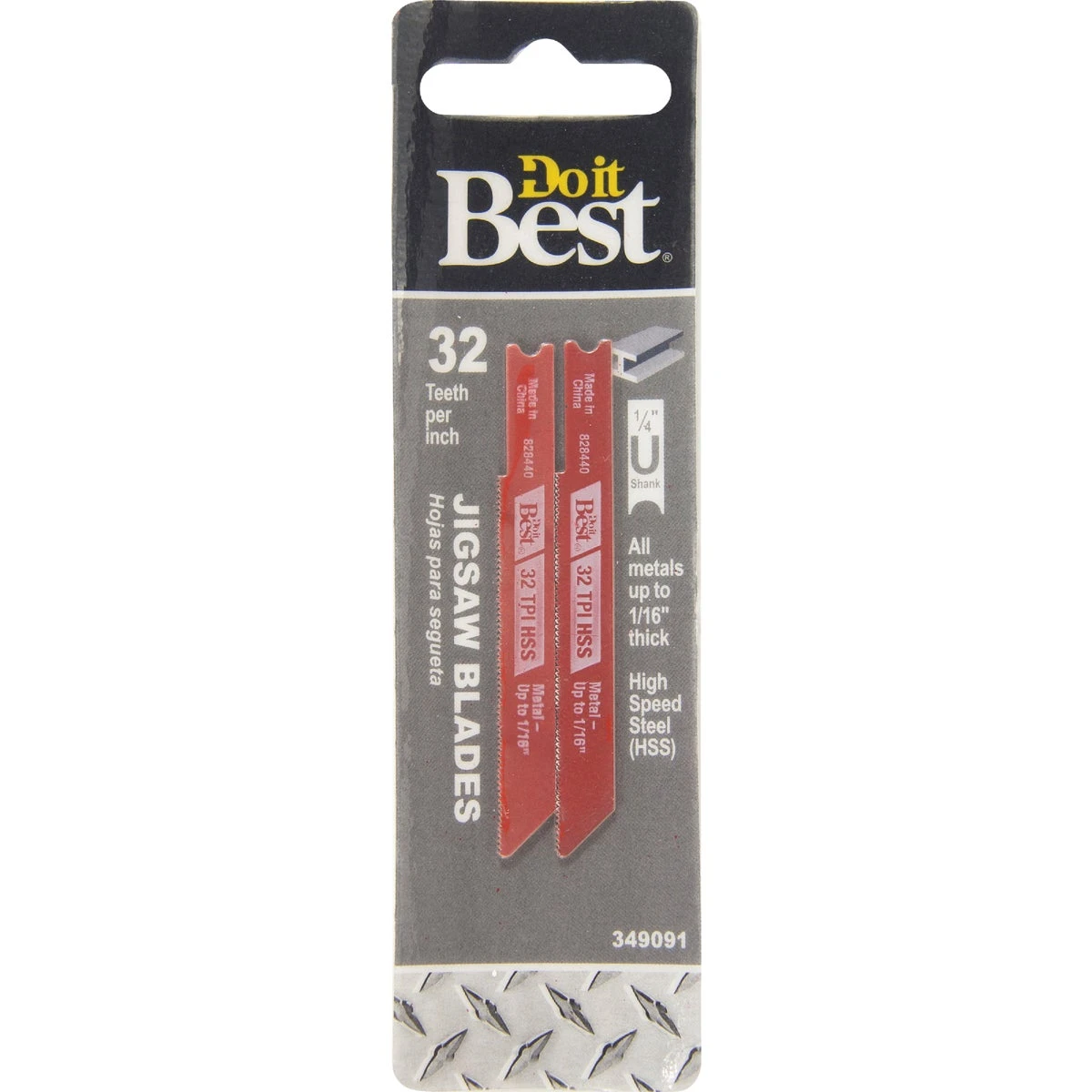 Best 3 In. X 32 Tpi U-shank Hss Jig Saw Blade For Metal (2-pack)