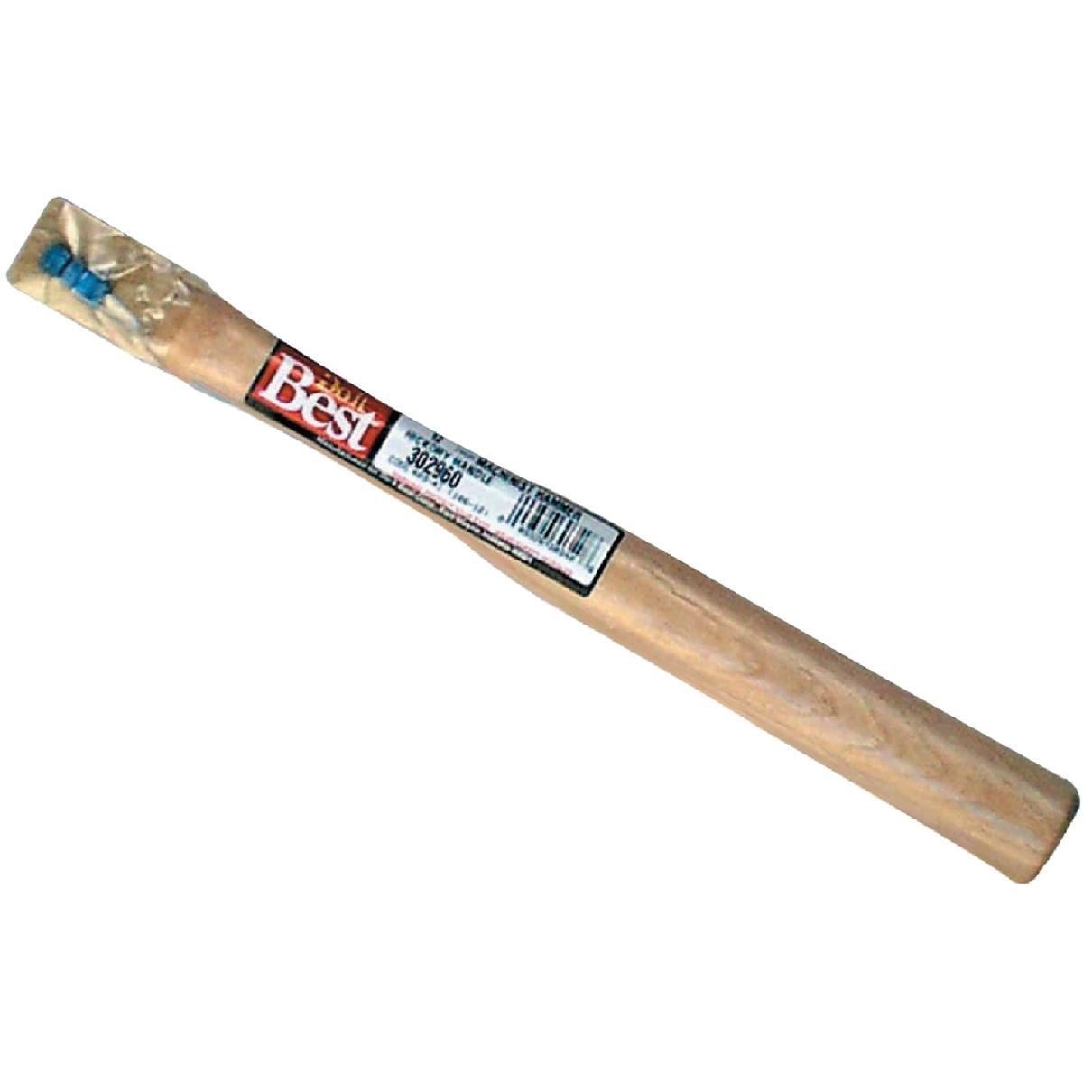 12 Inch Straight Hickory Ball Peen Hammer Handle With Wedges