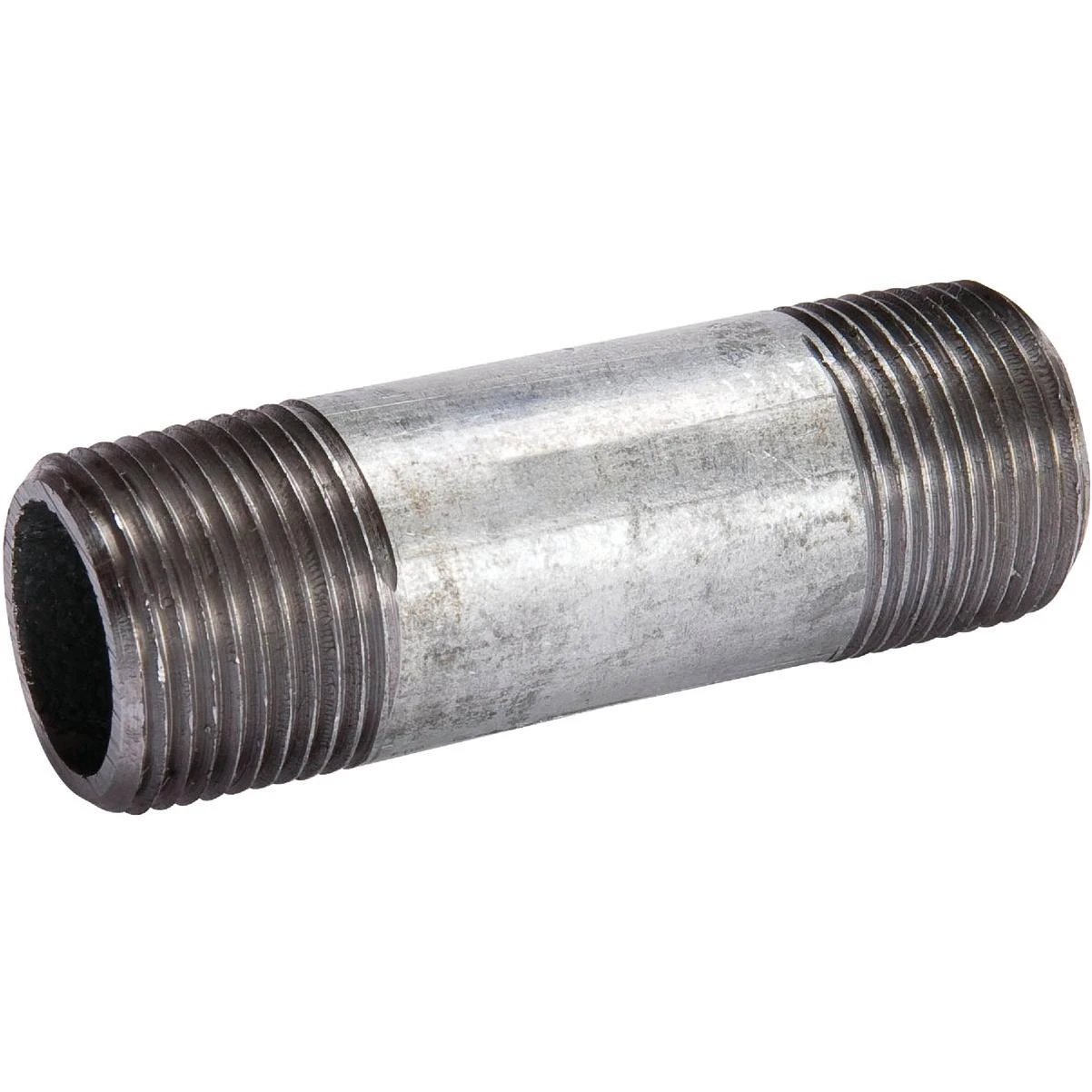 Durable 3/8 Inch X 6 Inch Galvanized Steel Plumbing Nipple