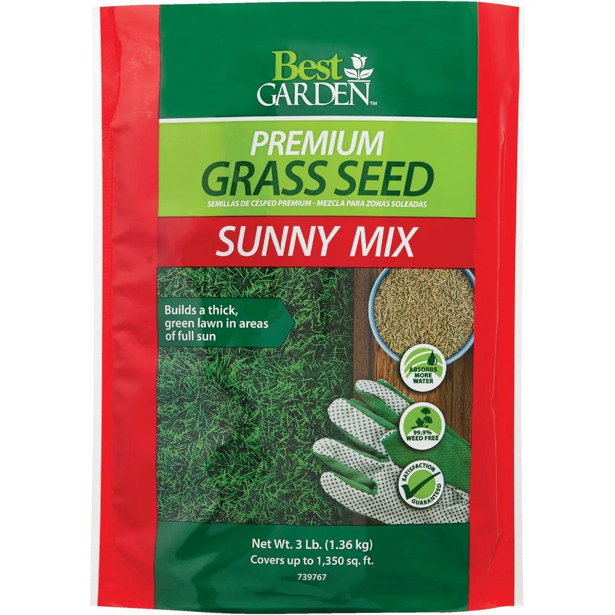 3 Lb. 900 Sq. Ft. Coverage Full Sun Grass Seed