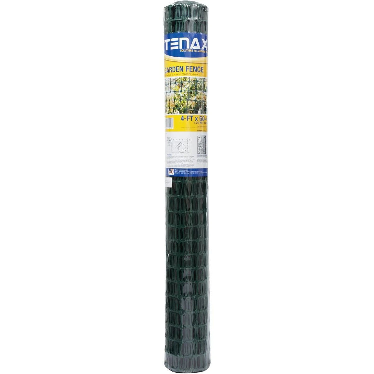 4 Ft. H. X 50 Ft. L. High-density Polyethylene Garden Fence, Green
