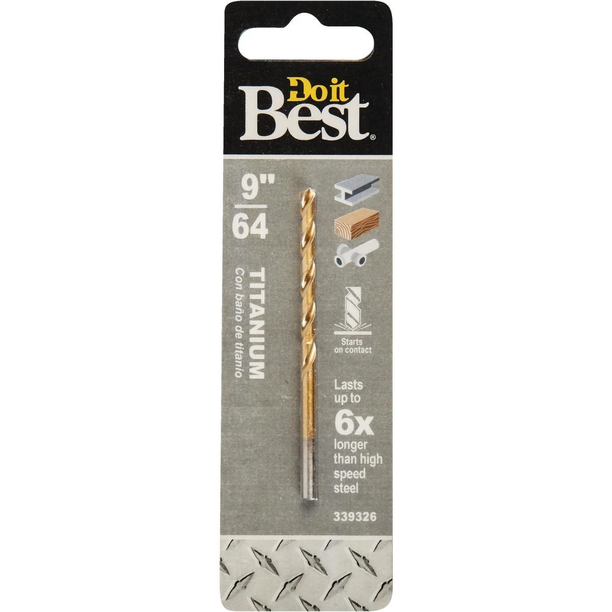 9/64 In. Titanium Drill Bit
