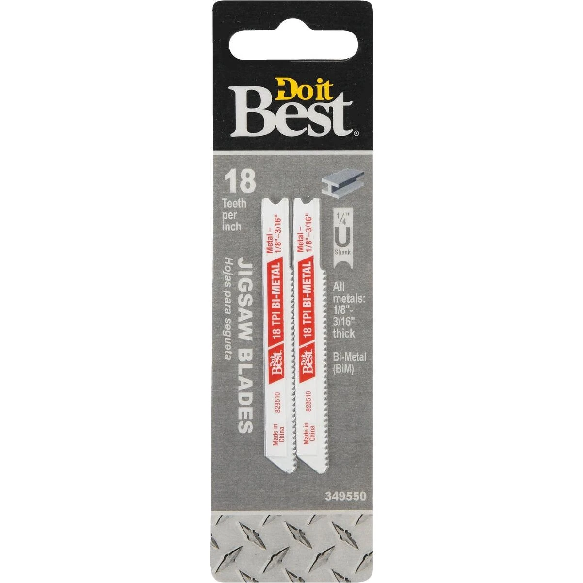 2-3/4 In. X 24 Tpi U-shank Jig Saw Blade For Metal (2-pack)