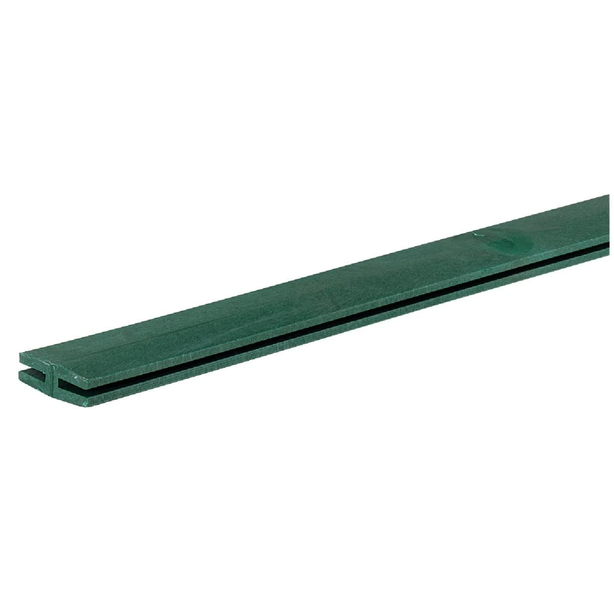 2-1/8 In W X 95-1/2 In L X 3/4 D Dark Green Vinyl Panel H-divider