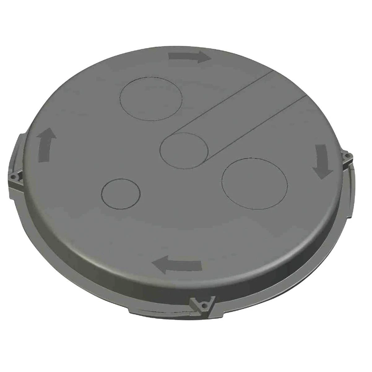 19 In. Dia Polyethylene Locking Sump Basin Lid