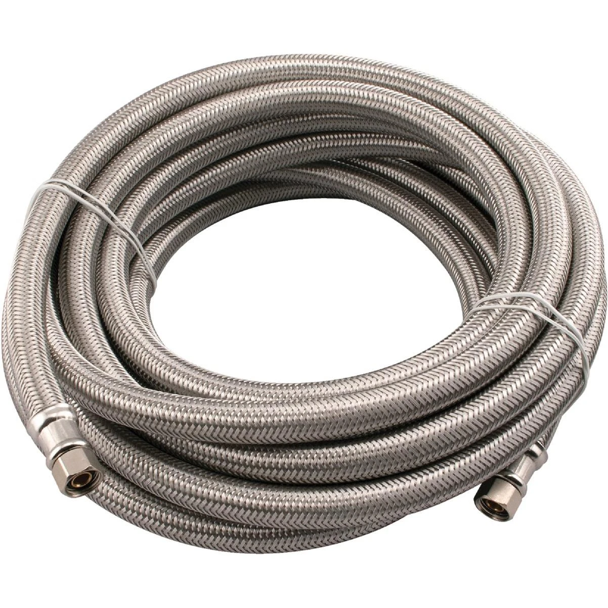 1/4-in Comp X 1/4-in Comp X 240-in Braided Stainless Steel Ice Maker Connector