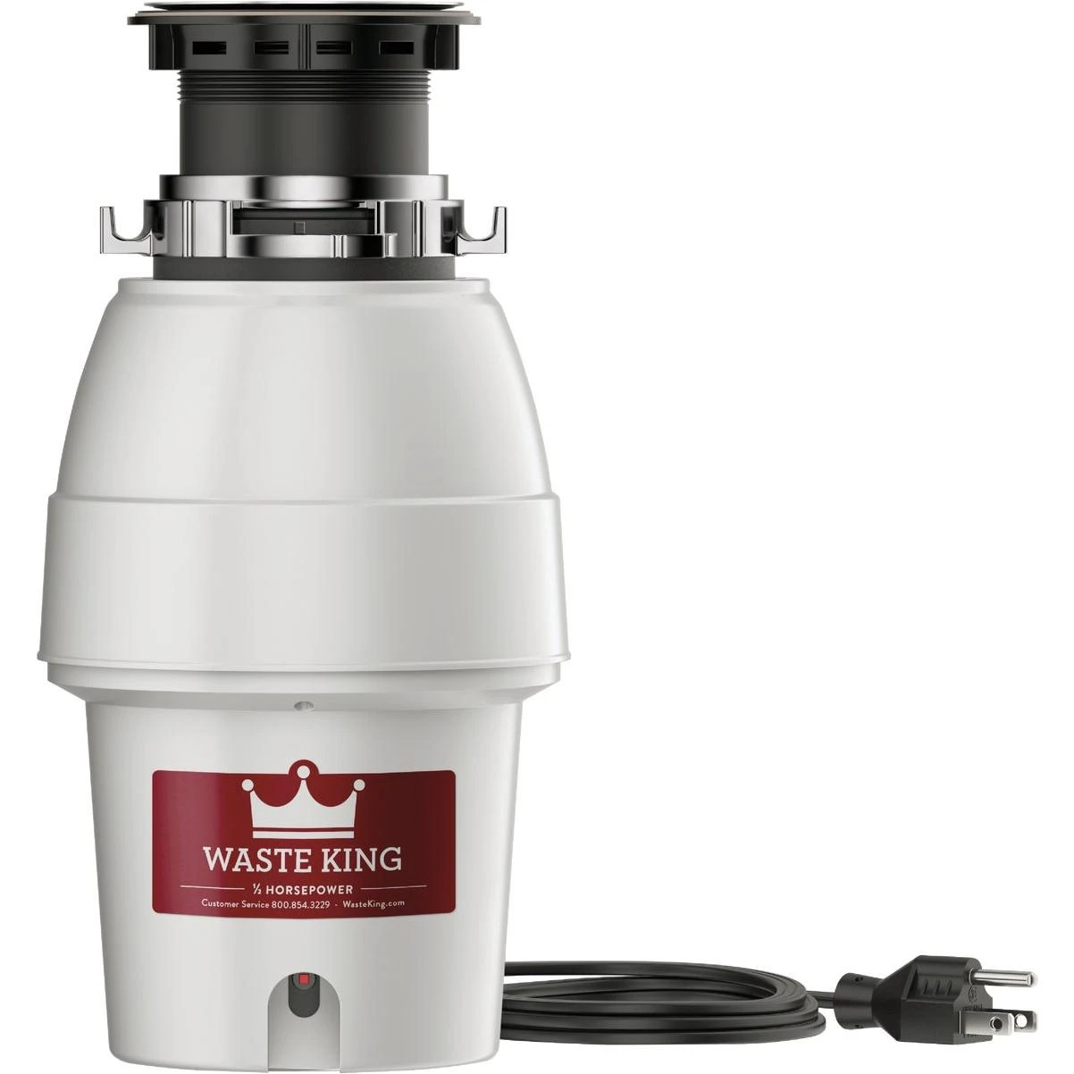 Legend Series 1/2 Hp Garbage Disposer, 5 Year Warranty