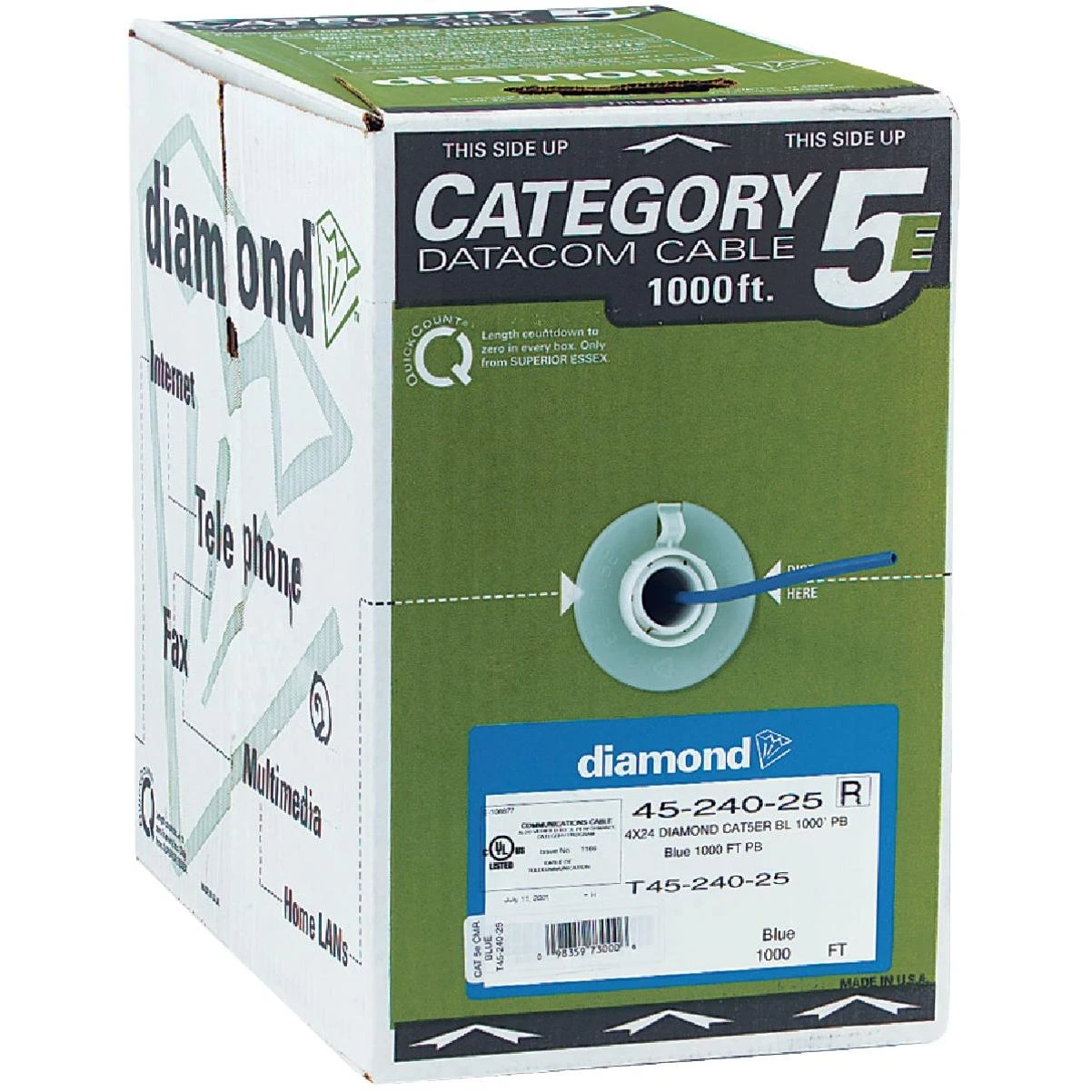 1000 Ft. 24 Awg Voice & Data Multi-line Wire