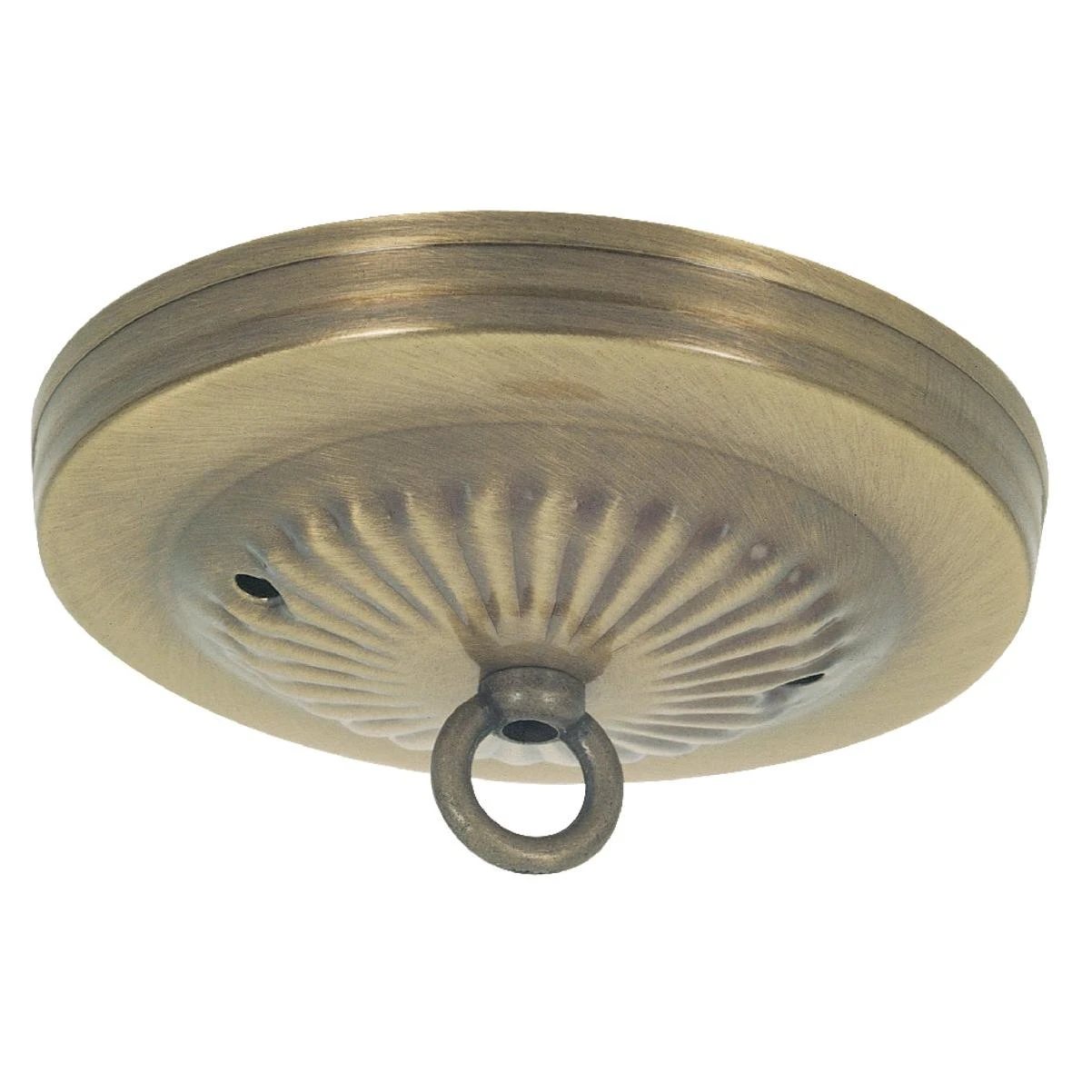 5-1/8 In. Antique Brass Canopy Kit