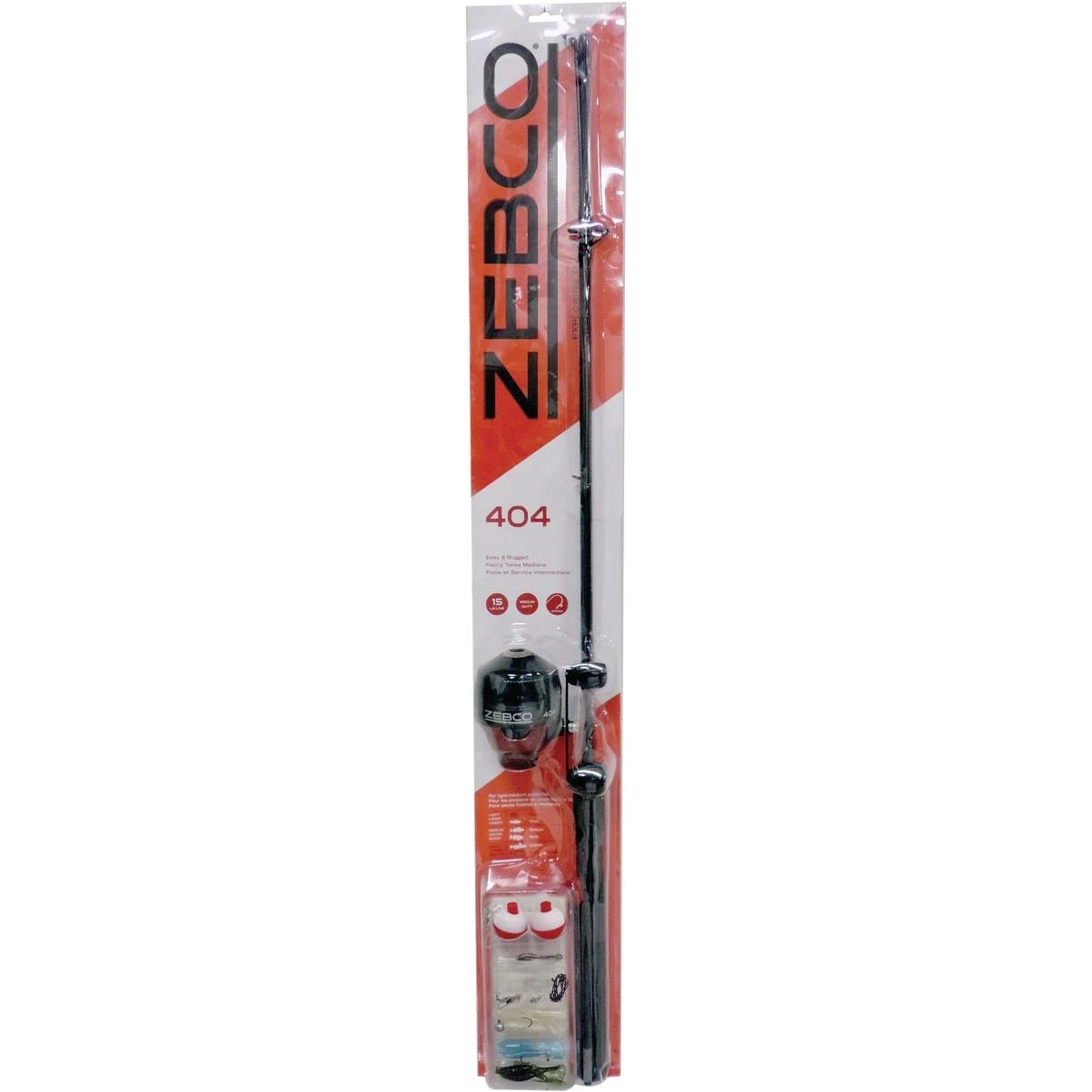 404 5 Ft. 6 In. Z-glass Fishing Rod & Spincast Reel