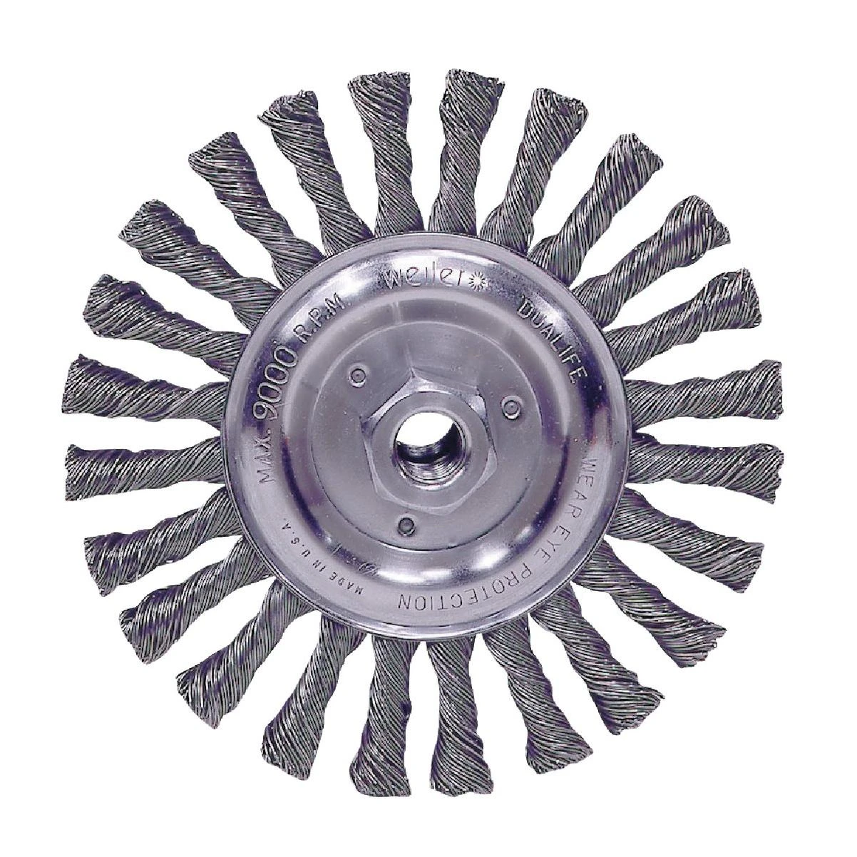 Vortec 6 In. Stringer Bead 0.025 In. Angle Grinder Wire Wheel