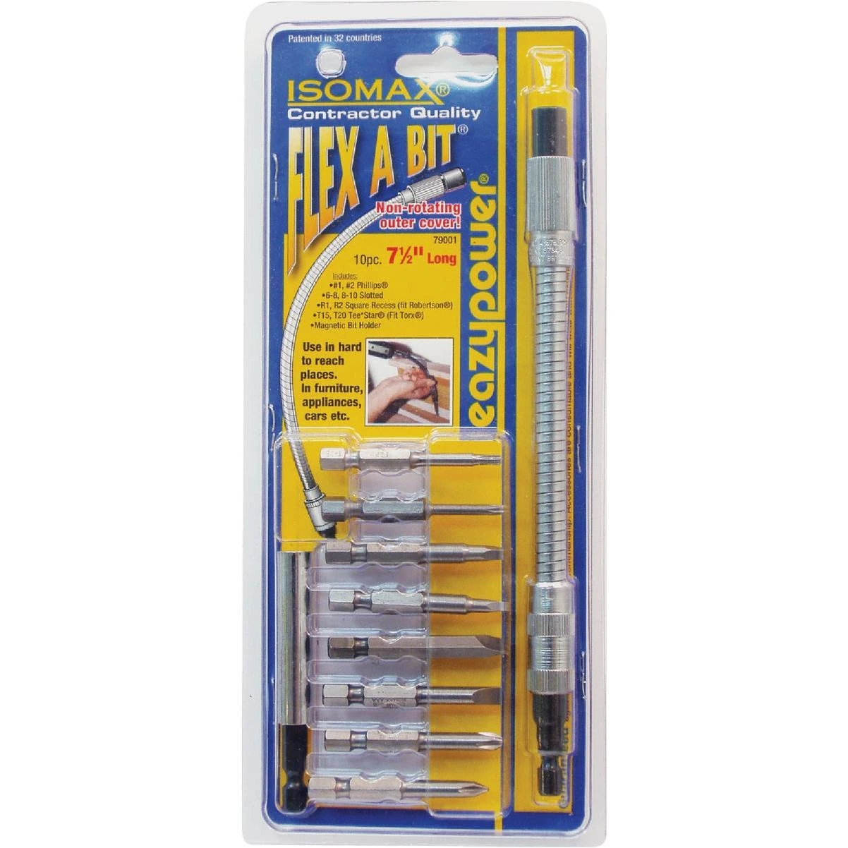 Flex-a-bit Flexible Bit Extension, 10 Piece