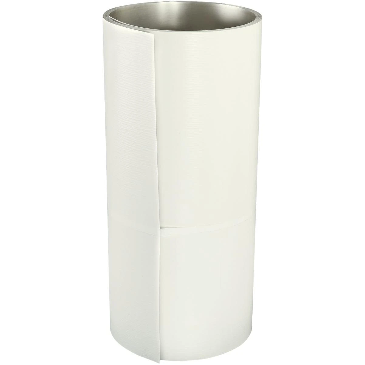 24 In. X 50 Ft. White Painted Pvc Coated Aluminum Trim Coil