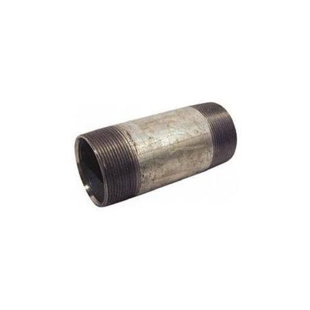 Durable Galvanized Pipe Nipple 1-1/4" X 5" For Reliable Plumbing