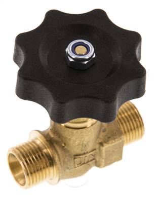 G3/8'' Male Brass Needle Valve NBR 40 bar - NLB