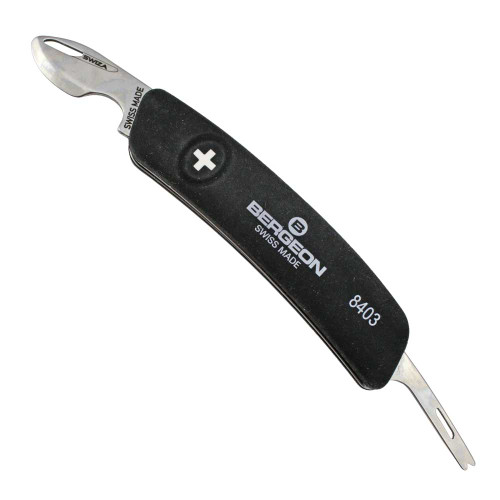Bergeon 8403 Locking Case Knife with Spring Bar Tool