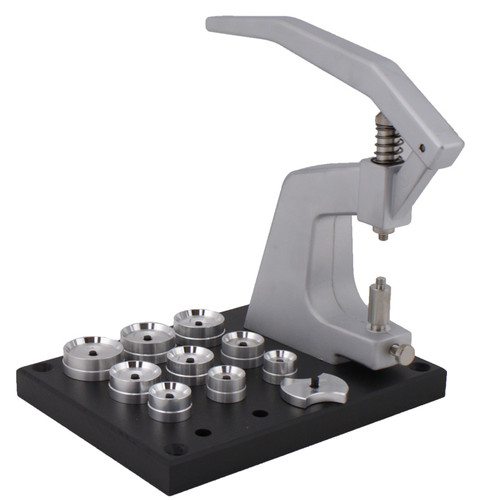 Bergeon 5500-C Watch Crystal Press with 10 Tapered Dies
