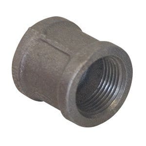 1" Black Iron Right & Left Coupling